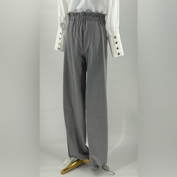 🆕 RAT & BOA 🧿 NWT Simona Pleated Trouser, Adjustable Drawstring, Grey - Sz XS - Picture 7 of 16